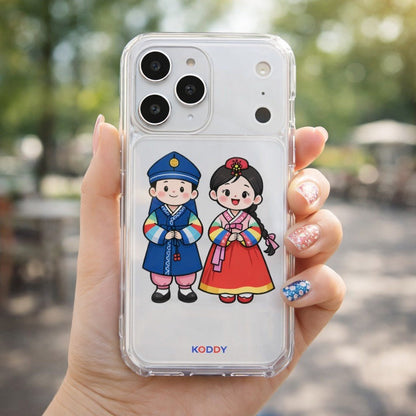 Cute Korean Hanbok Couple Phone Case - KODDY aesthetic iphone case UK