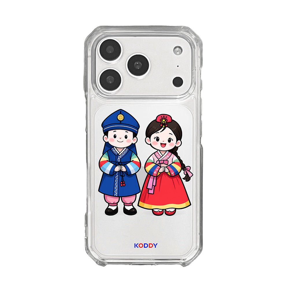 Cute Korean Hanbok Couple Phone Case-KODDY