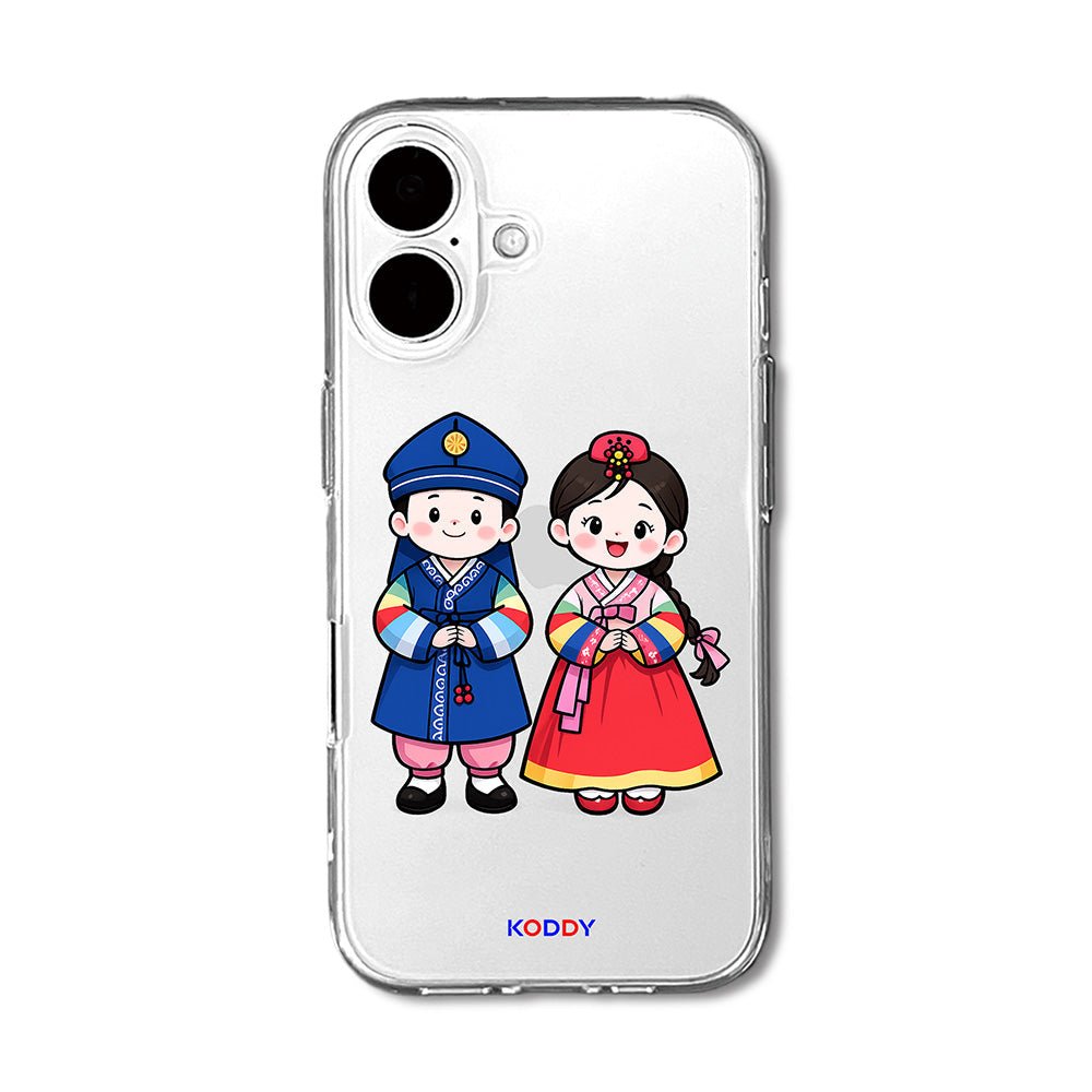 Cute Korean Hanbok Couple Phone Case-KODDY