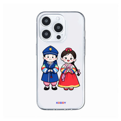 Cute Korean Hanbok Couple Phone Case-KODDY