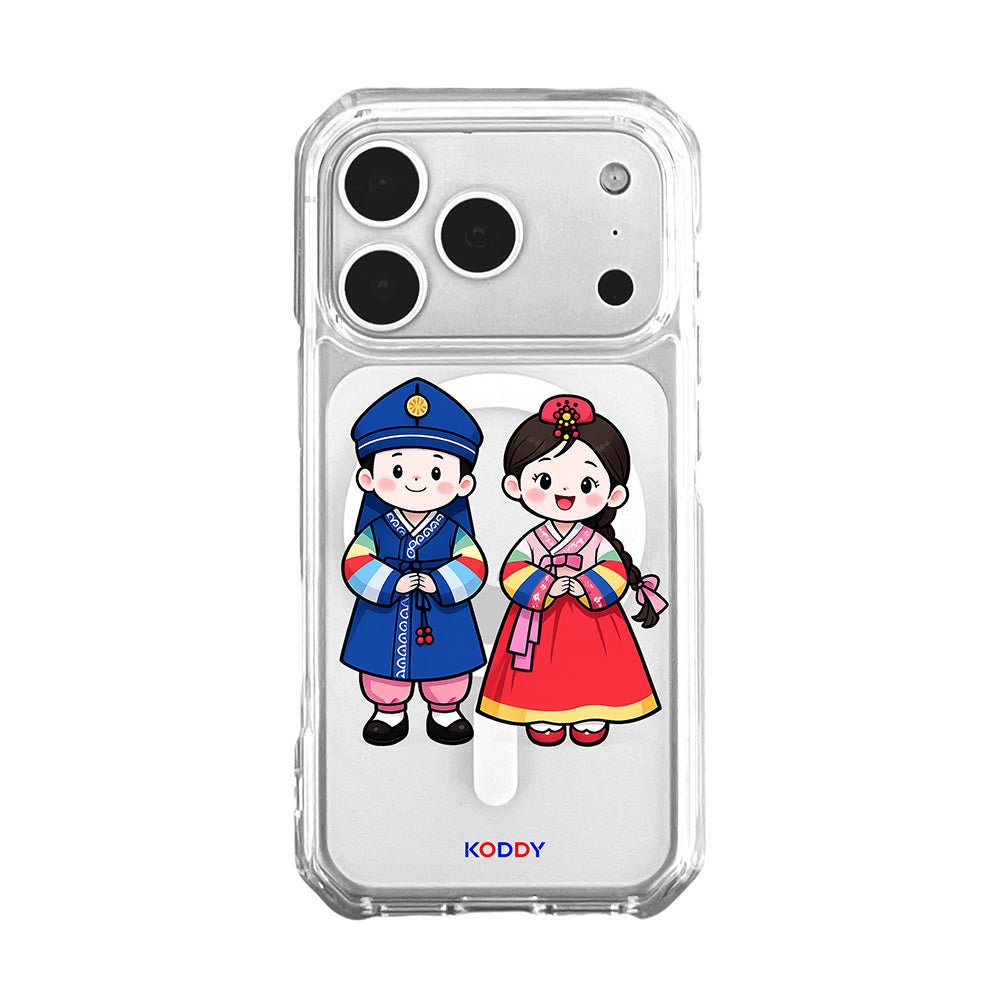 Cute Korean Hanbok Couple Phone Case-KODDY
