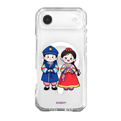 Cute Korean Hanbok Couple Phone Case-KODDY