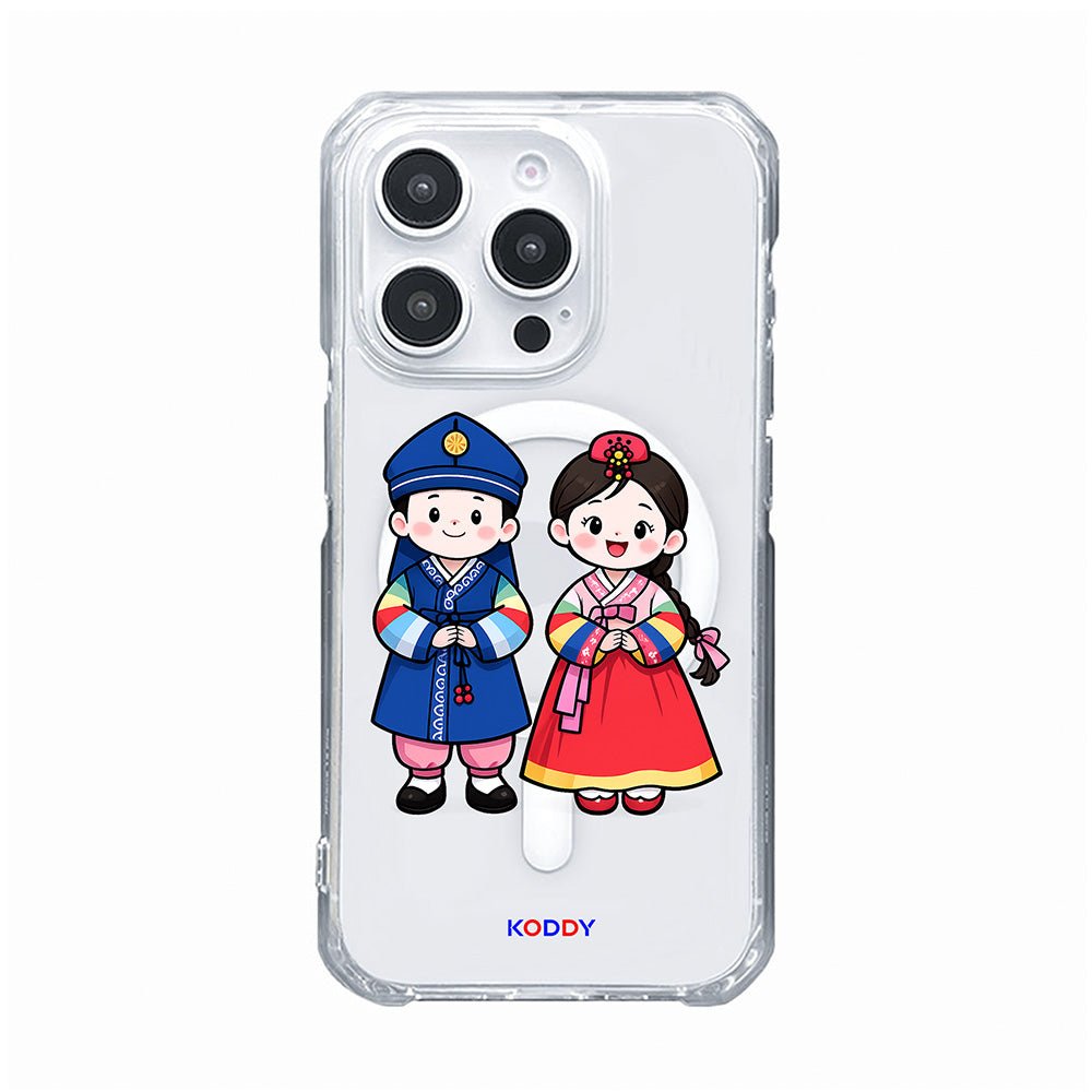 Cute Korean Hanbok Couple Phone Case-KODDY