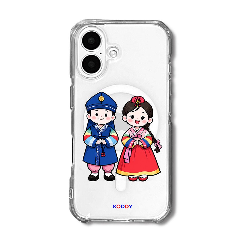 Cute Korean Hanbok Couple Phone Case-KODDY