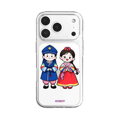 Cute Korean Hanbok Couple Phone Case-KODDY
