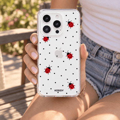 Cute Ladybird Polka Dot Phone Case-KODDY aesthetic iphone case UK