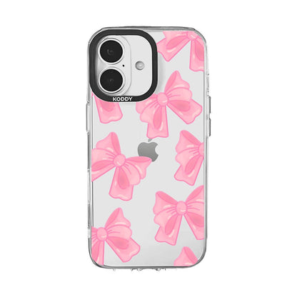 Cute Pink Fluffy Ribbon Bows iPhone Case - KODDY