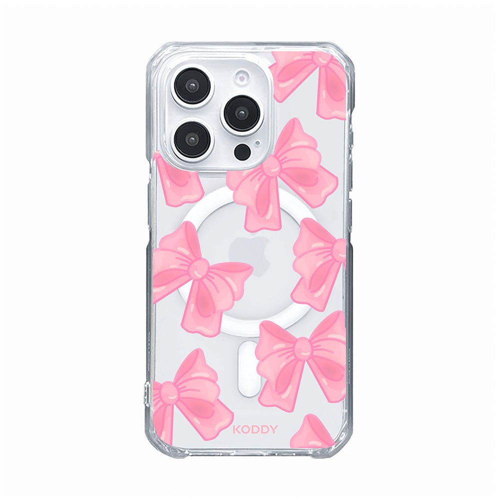 Cute Pink Fluffy Ribbon Bows Phone Case - KODDY