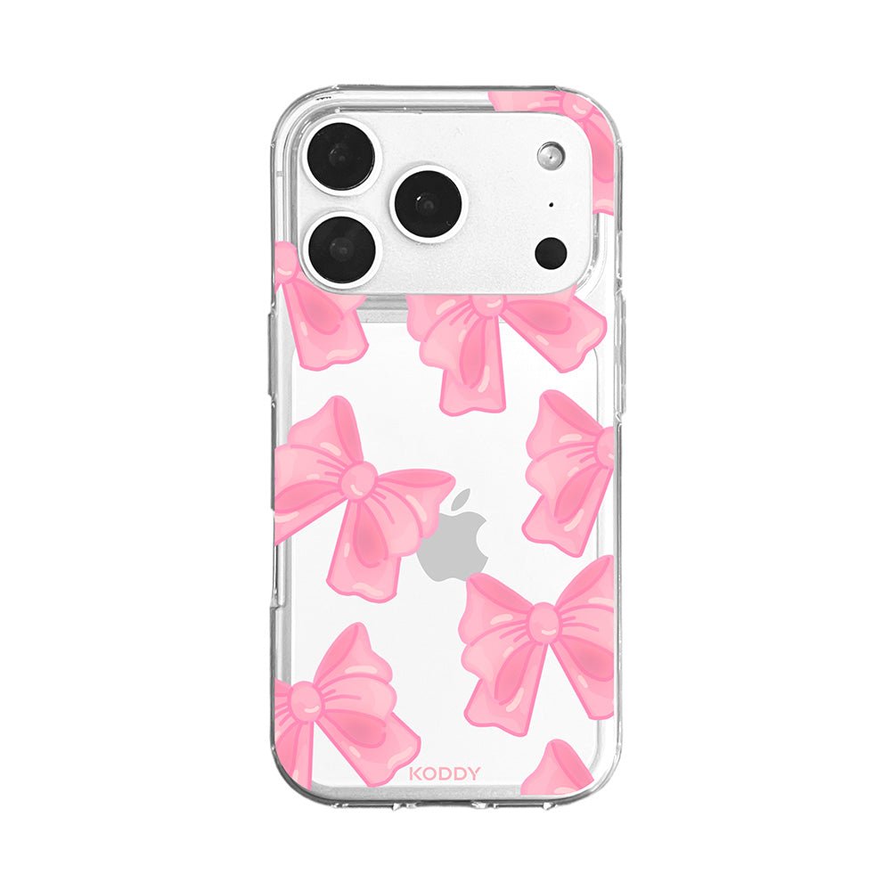 Cute Pink Fluffy Ribbon Bows Phone Case - KODDY