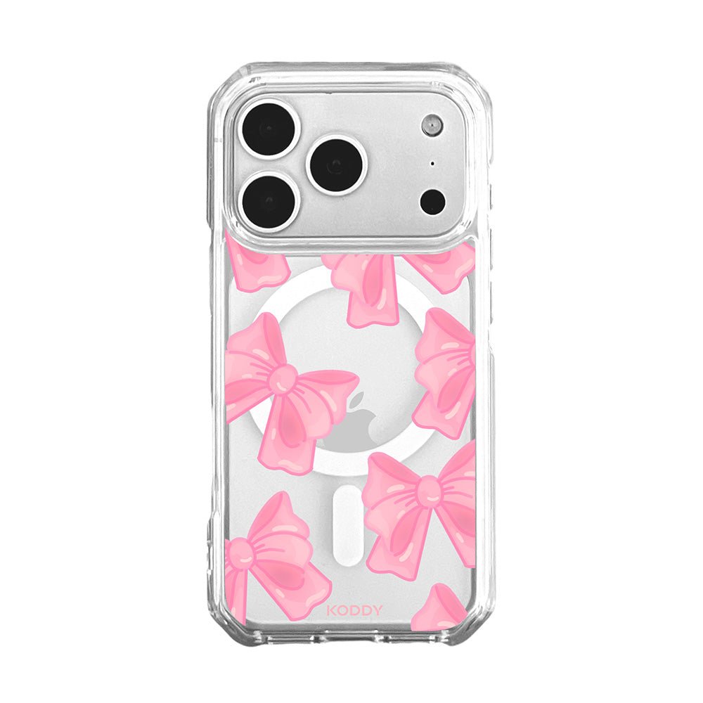 Cute Pink Fluffy Ribbon Bows Phone Case - KODDY