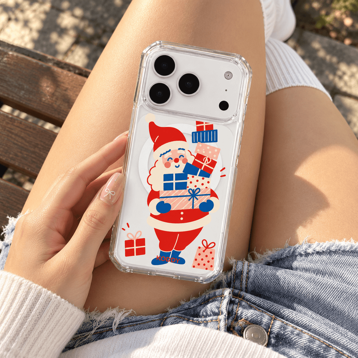 Cute Santa & Christmas Gifts Aesthetic Phone Case-KODDY aesthetic iphone case UK