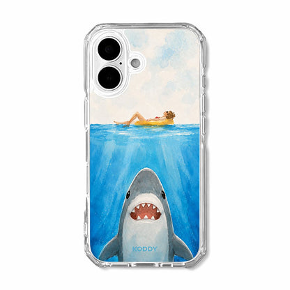 Cute Shark Ocean Watercolour Phone Case