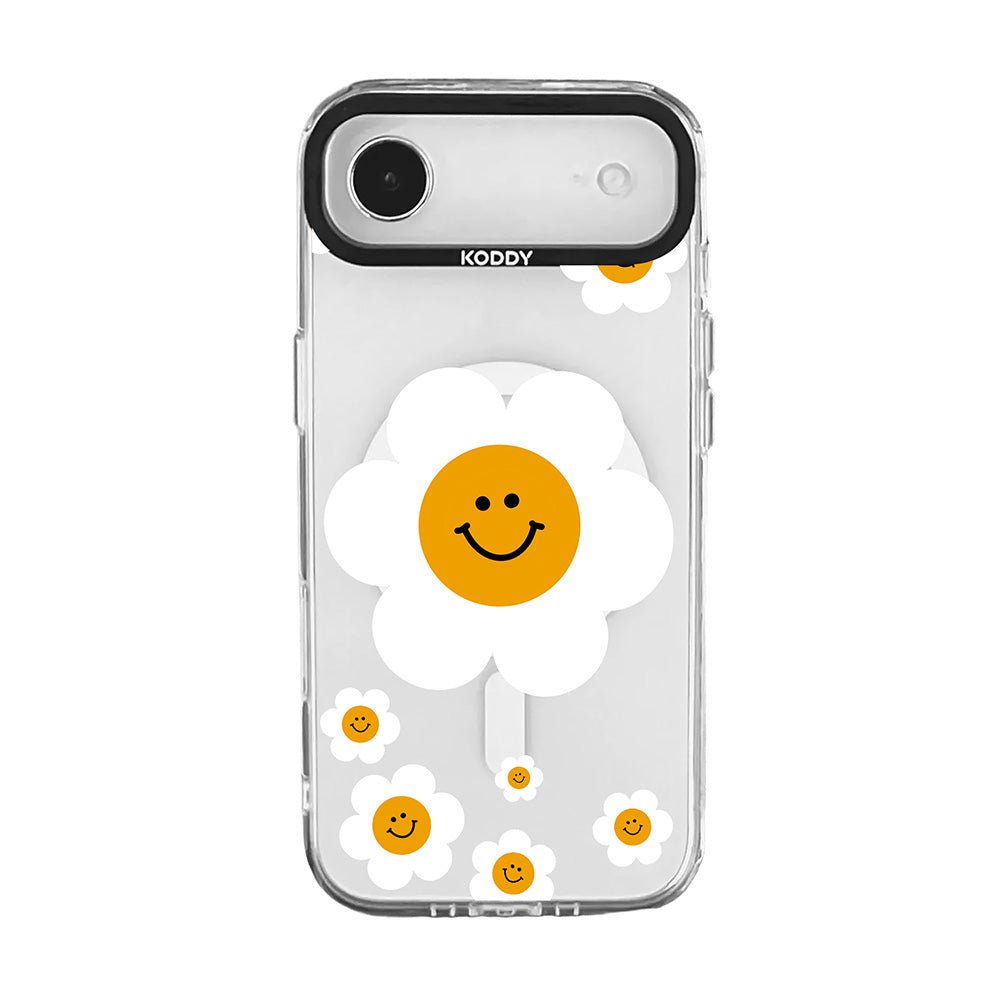 Cute Smile Daisy Flowers iPhone Case