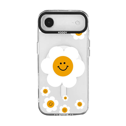 Cute Smile Daisy Flowers iPhone Case