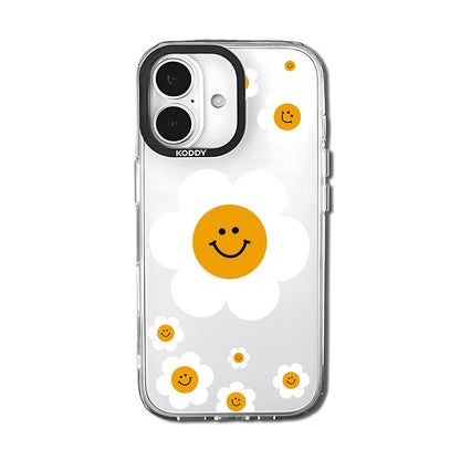 Cute Smile Daisy Flowers iPhone Case
