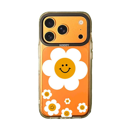 Cute Smile Daisy Flowers iPhone Case