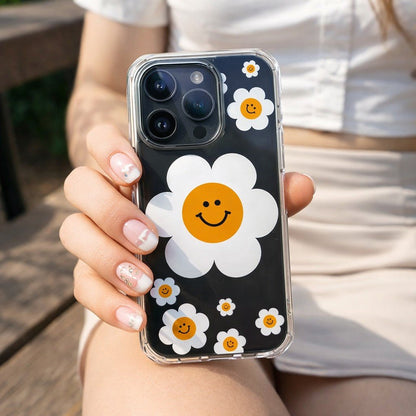 Cute Smile Daisy Flowers Phone Case - KODDY aesthetic iphone case UK