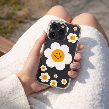 Cute Smile Daisy Flowers Phone Case - KODDY aesthetic iphone case UK