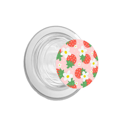 Cute Strawberry and Colourful Daisy Phone Grip - KODDY