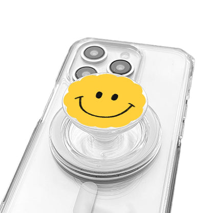 Cute & Trendy Yellow Smile Phone Grip - KODDY