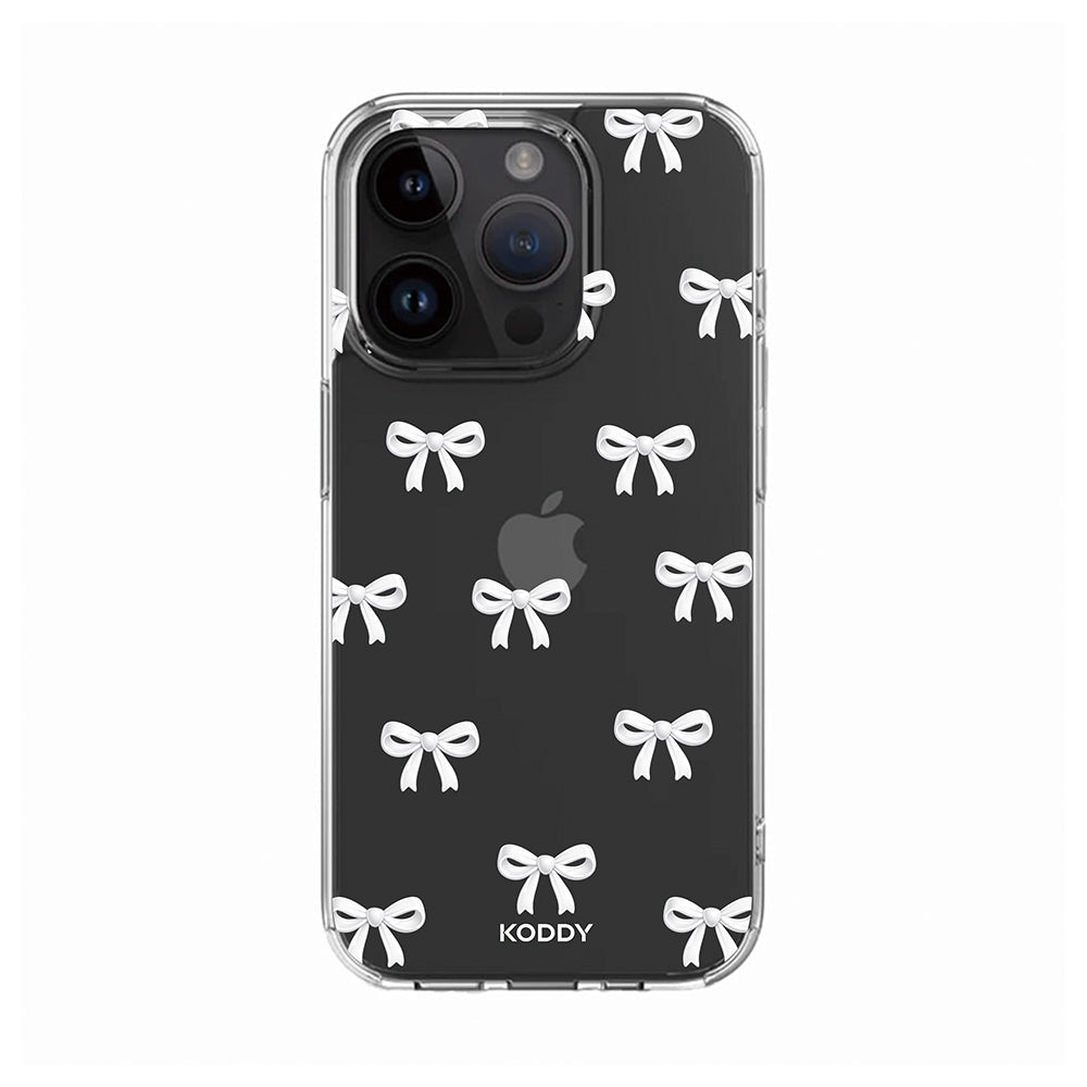 Cute Wite Ribbon Bow Pattern Phone Case