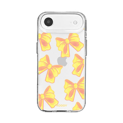 Cute Yellow Fluffy Ribbon Bows Phone Case