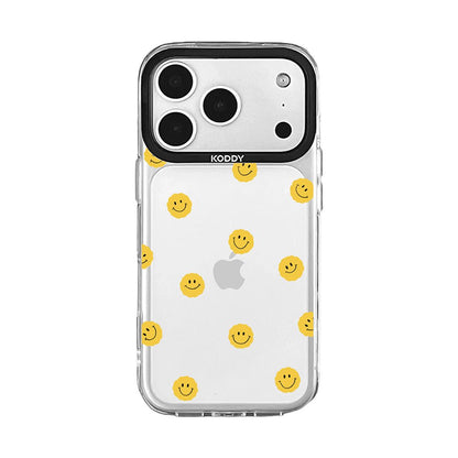 Pink Bubble Pattern Hearts iPhone Case - KODDY