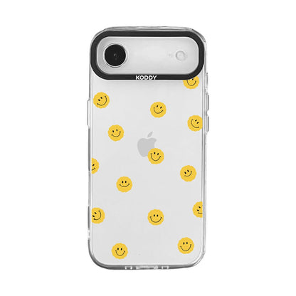 Pink Bubble Pattern Hearts iPhone Case - KODDY