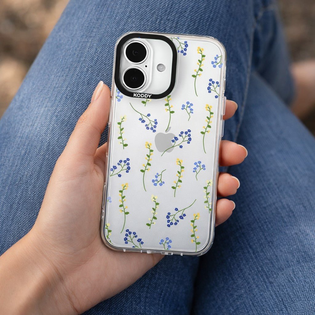Dainty Wild Flower iPhone Case - KODDY aesthetic iphone case UK