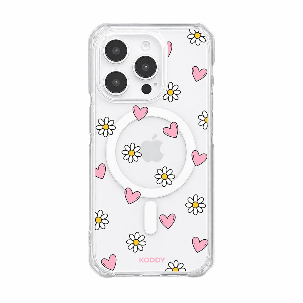Daisy & Heart Aesthetic Phone Case