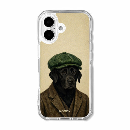 Dapper Labrador Vintage Gentleman Dog Phone Case-KODDY aesthetic iphone case UK
