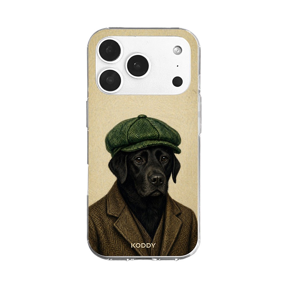 Dapper Labrador Vintage Gentleman Dog Phone Case-KODDY aesthetic iphone case UK