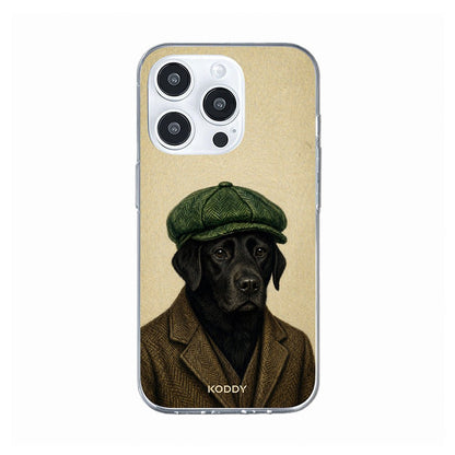 Dapper Labrador Vintage Gentleman Dog Phone Case-KODDY aesthetic iphone case UK