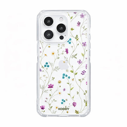 Delicate Wildflower Clear Phone Case-KODDY aesthetic iphone case UK
