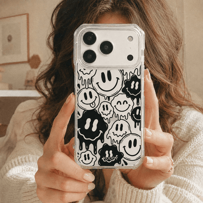 Drippy Smiley Face Phone Case-KODDY aesthetic iphone case UK