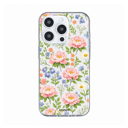 Floral Garden Clear phone case-KODDY aesthetic iphone case UK