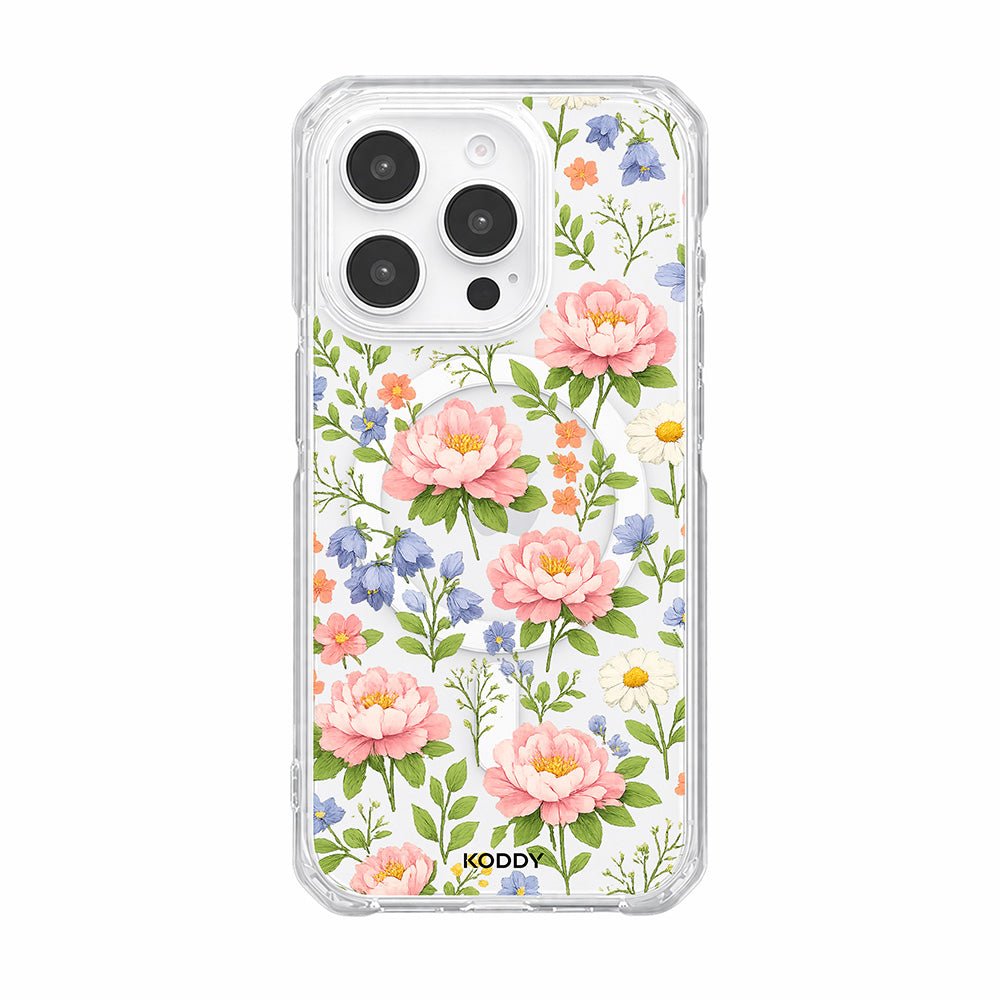 Floral Garden Clear phone case-KODDY aesthetic iphone case UK