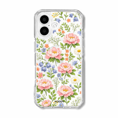 Floral Garden Clear phone case-KODDY aesthetic iphone case UK