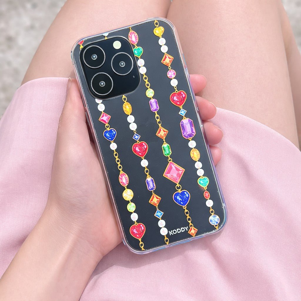 Gem Stone Chain Phone Case - KODDY