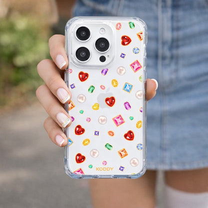 Gem Stone Pendants Phone Case - KODDY aesthetic iphone case UK
