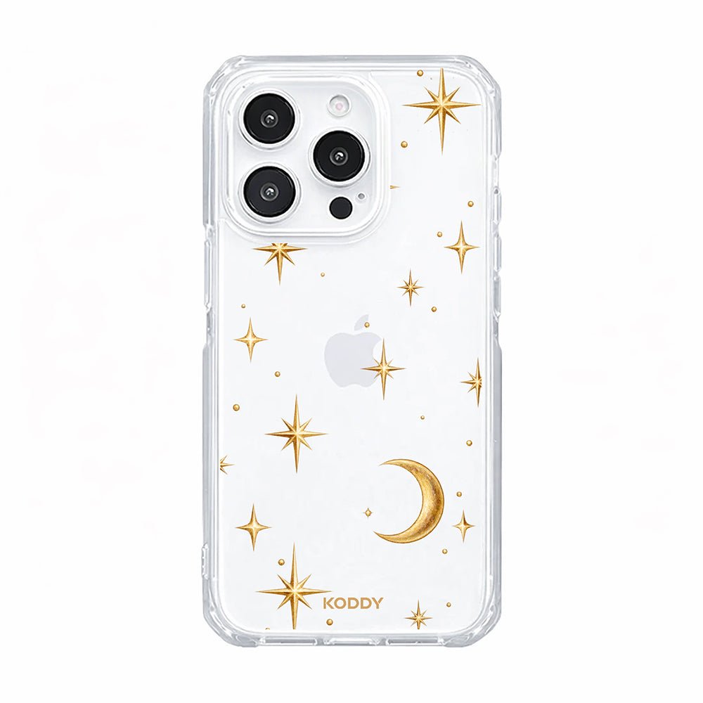 Golden Moon & Stars Aesthetic Phone Case