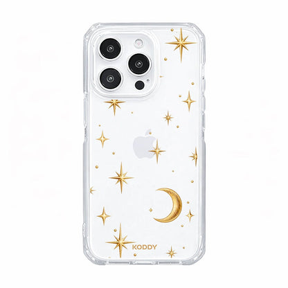 Golden Moon & Stars Aesthetic Phone Case