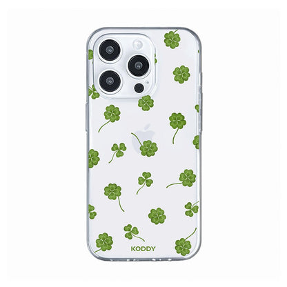 Good Luck Clover Phone Case-KODDY aesthetic iphone case UK