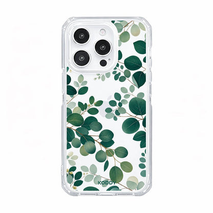 Green Eucalyptus Botanical Clear Phone Case