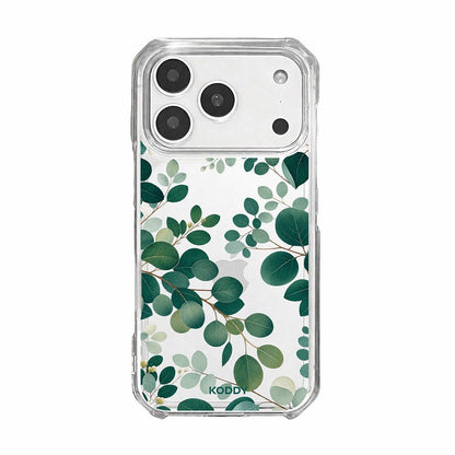 Green Eucalyptus Botanical Clear Phone Case