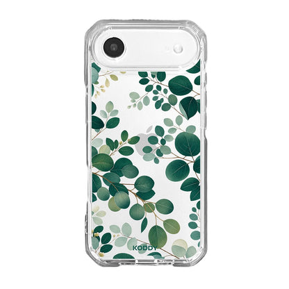 Green Eucalyptus Botanical Clear Phone Case