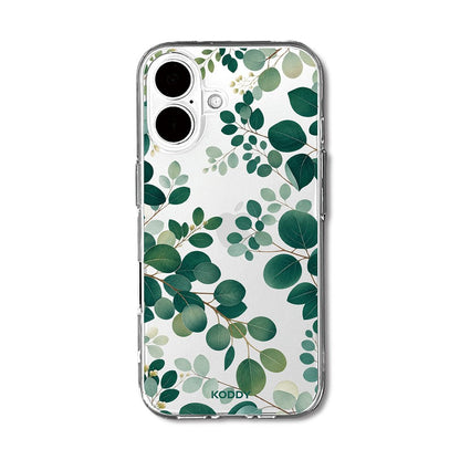 Green Eucalyptus Botanical Clear Phone Case
