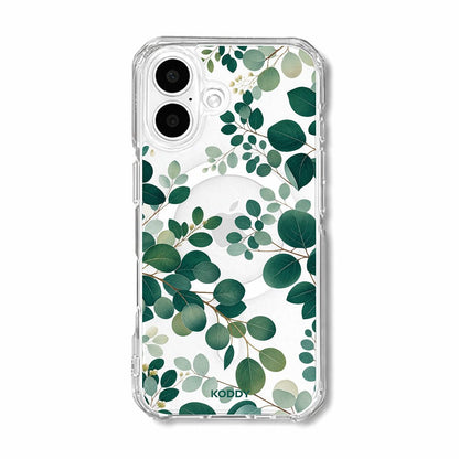 Green Eucalyptus Botanical Clear Phone Case