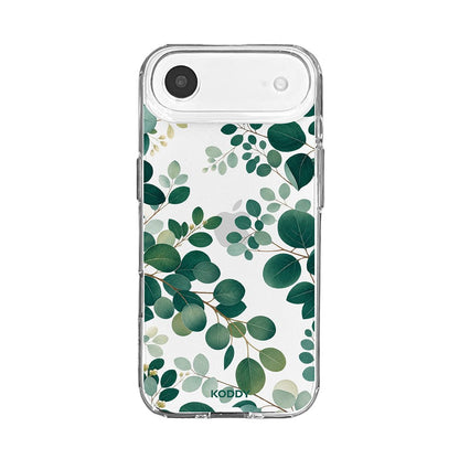 Green Eucalyptus Botanical Clear Phone Case