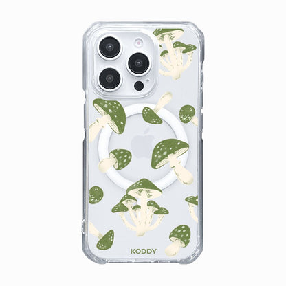 Green Mushrooms Phone Case-KODDY aesthetic iphone case UK